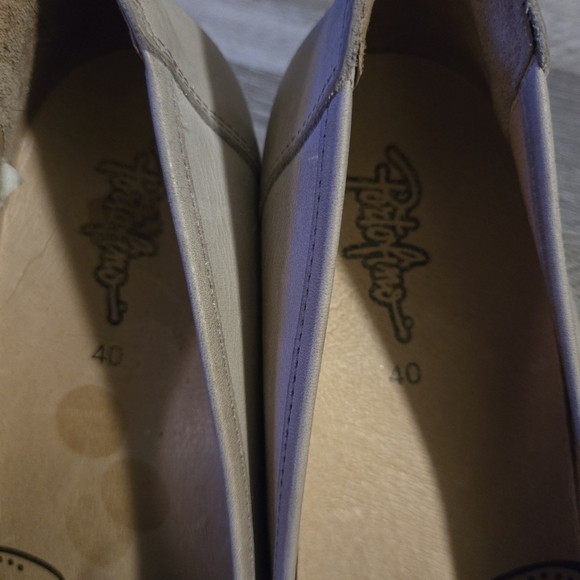 Portofino Boho Tan Leather Comfort Wedge Slip-On Shoes Size 9/EUC Size 40 - Picture 9 of 10